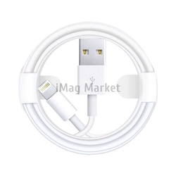 Зарядный кабель A003, USB-A - Lightning, 1A, 5W, 1 м, белый