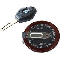 Replacing the battery in the rhombus type key / BMW smart keys