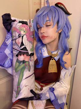 Мини дакимакура Мицури Канроджи из Клинок, рассекающий демонов арт. M0438, 60х20 см