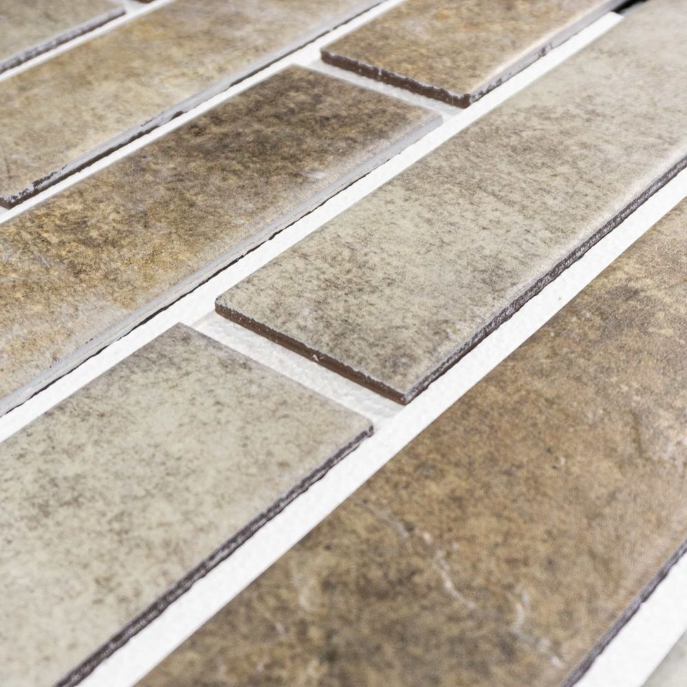 Клинкерная термопанель ППС Керамин Орегон 2 Серо-бежевый 1020х455 мм