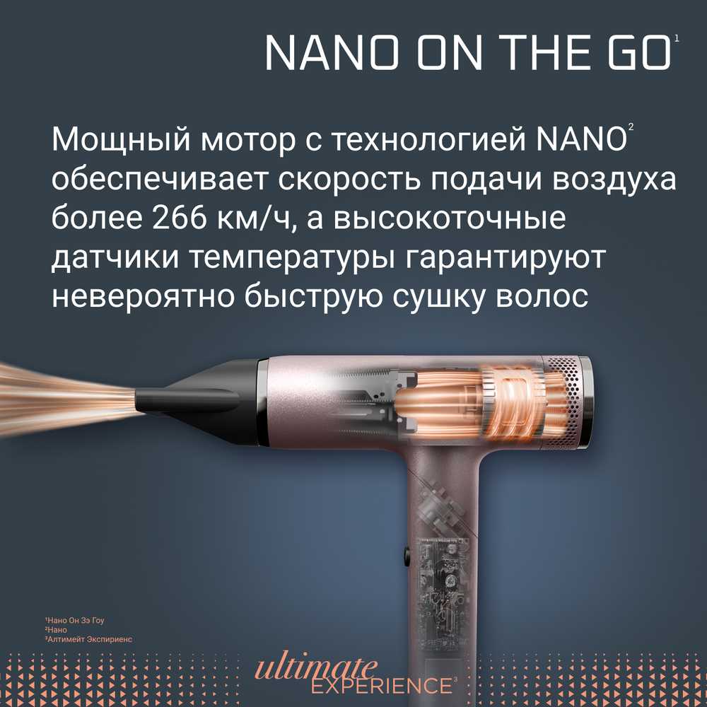 Складной фен Rowenta NANO HY8530E0