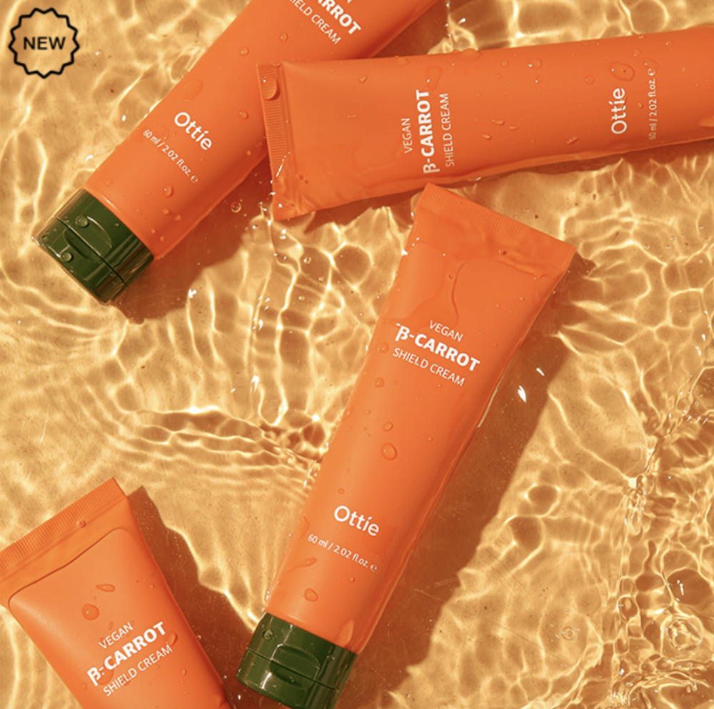 Ottie Vegan Beta-Carrot Shield Cream укрепляющий крем на основе гидролата органической моркови