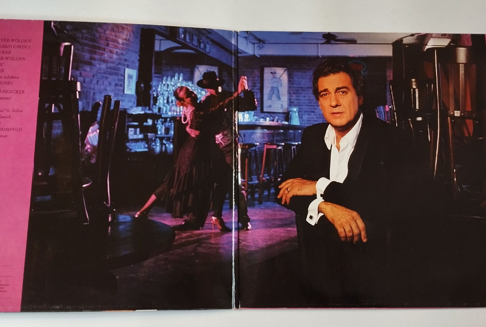 Винтажная виниловая пластинка LP Placido Domingo Die Schonste Stimme Die Schonsten Lieder Der Welt (Germany 1989)