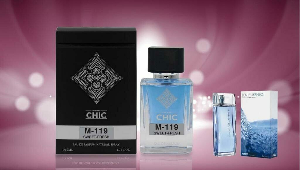 Стойкий парфюм  Chic M-119 Sweet-Fresh edp for men 50 ml. (Kenzo L'eau Kenzo pour Homme)