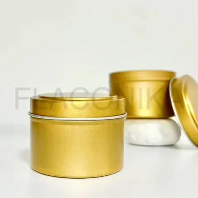 Банка алюминий 120 мл Золото