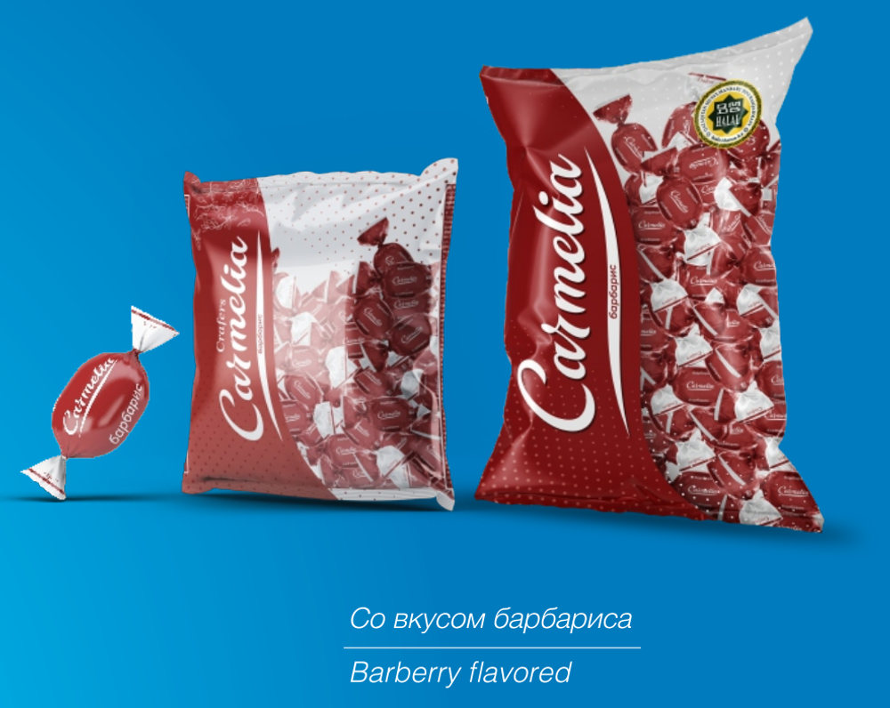 Карамель Carmelia леденцовая Барбарис 500 гр