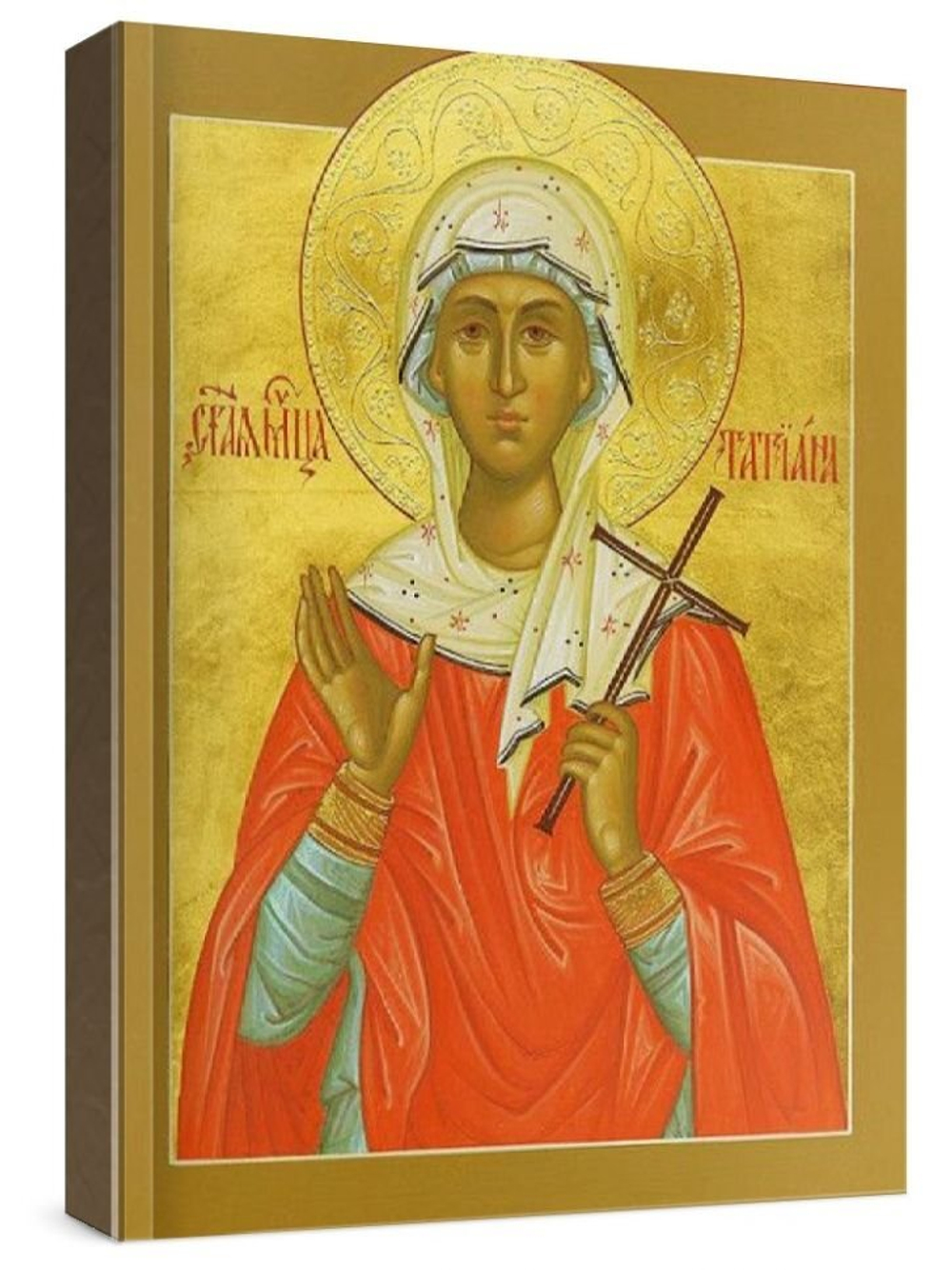 Татьяна Римская (рукописная икона)