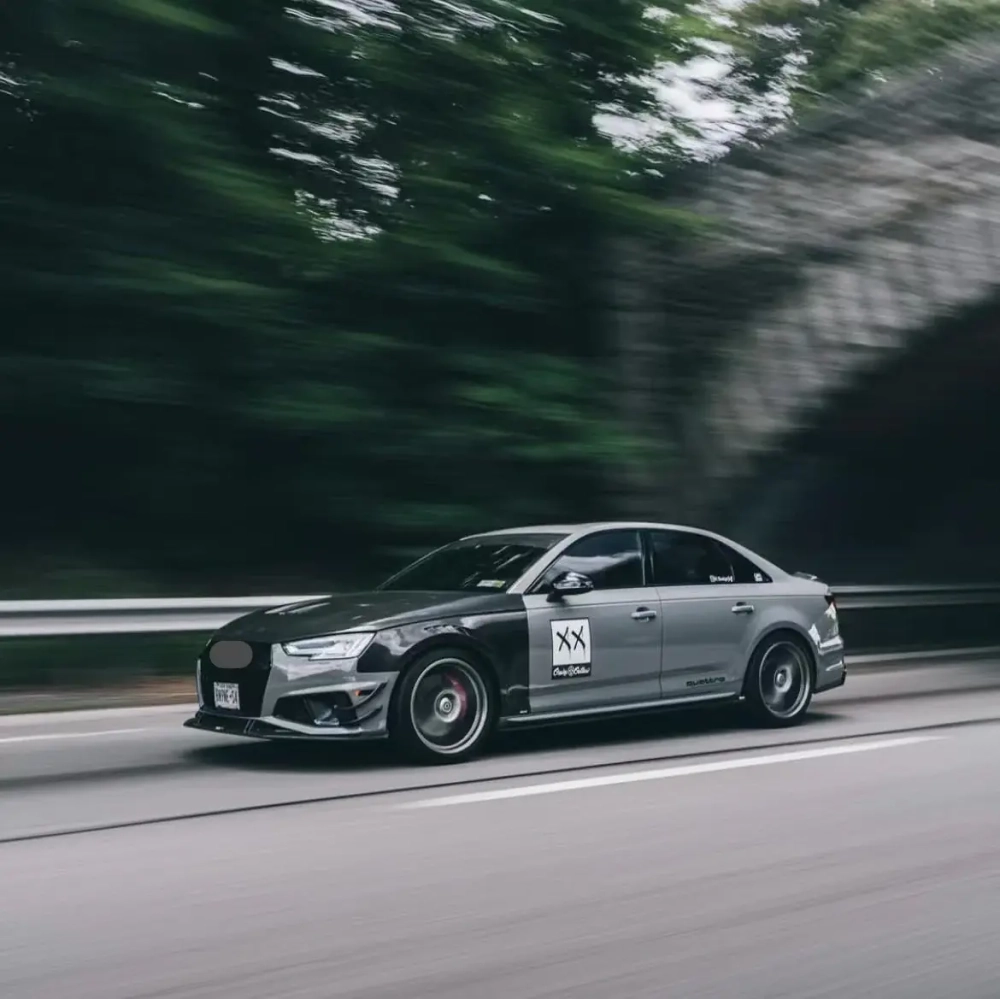 Карбоновые юбки для AUDI S4 & A4 S LINE 2017-2025+ B9 B9.5 Ауди обвес