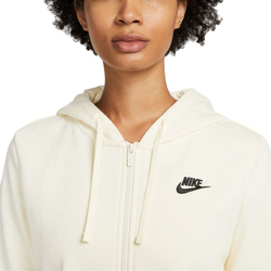 Женская теннисная куртка Nike Sportswear Club Fleece Full Zip Hoodie - Beige