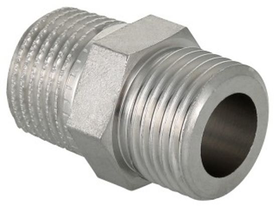 Ниппель прямой Valtec 1/2"х1/2" НР/НР (фитинги из нерж. стали серии VTi.582.I)