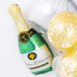 Шар (39"/99 см) Фигура, Бутылка шампанского 1 шт.