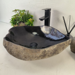 Раковина из речного камня RS-65488 48*42*15 0861