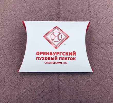 Подарочный конверт большой "Оренбургский пуховый платок"
