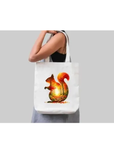 Термотрансфер "Белочка" 20х20, наклейка на одежду