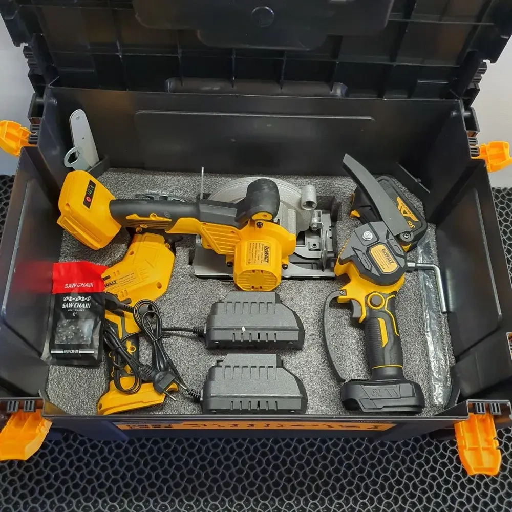 Аккумуляторный набор инструмента 9в1 Dewalt