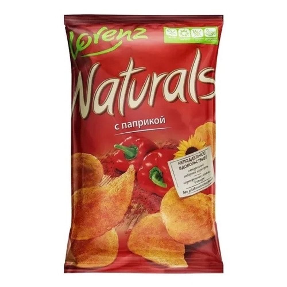 Чипсы картофельные "Натуралс" с паприкой 100гр
