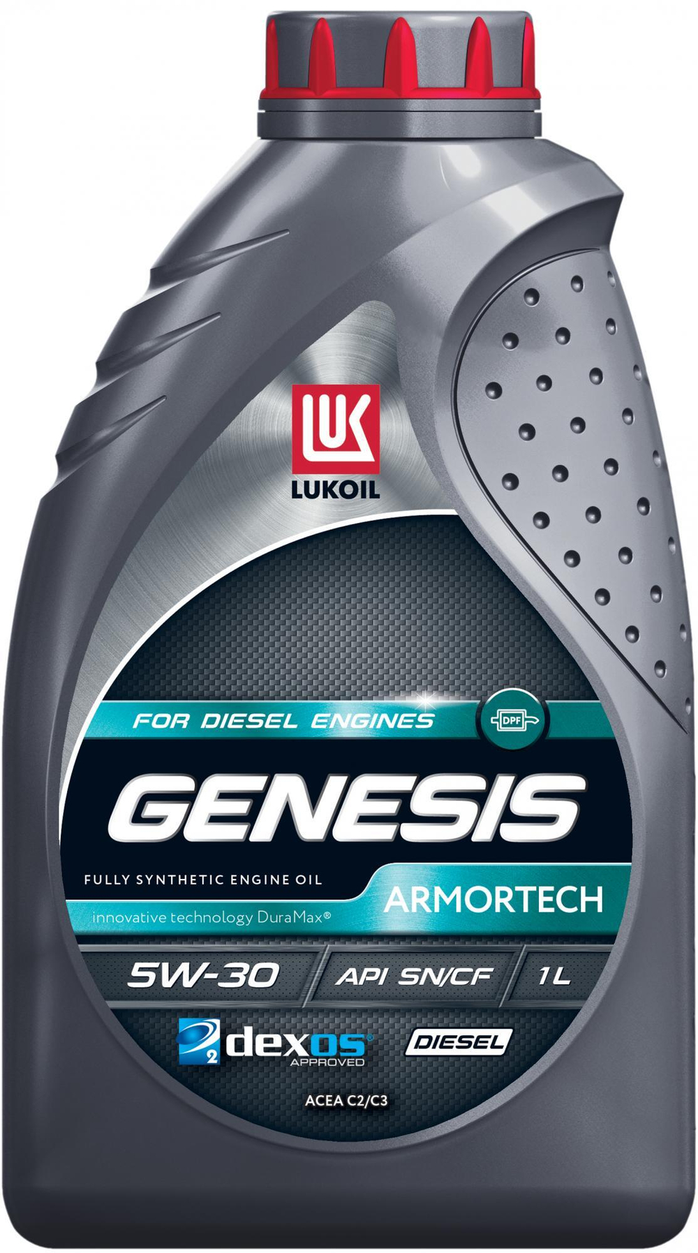 Масло моторное Лукойл Genesis Armortech Diesel 5W-30 SN/SF C2/C3 синтетическое 1л / 5W30