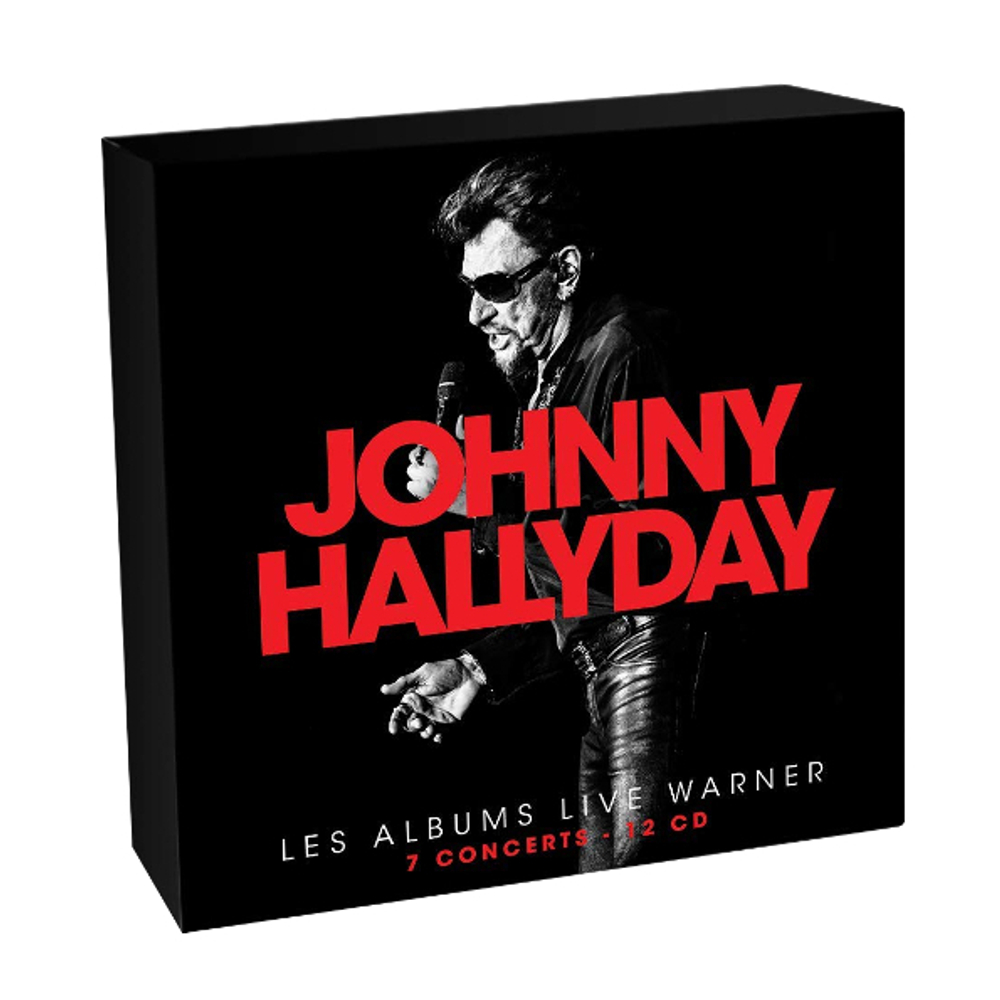 Johnny Hallyday / Les Albums Live Warner (12CD)