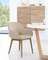 Стул Konna бежевый, ножки темный ясень