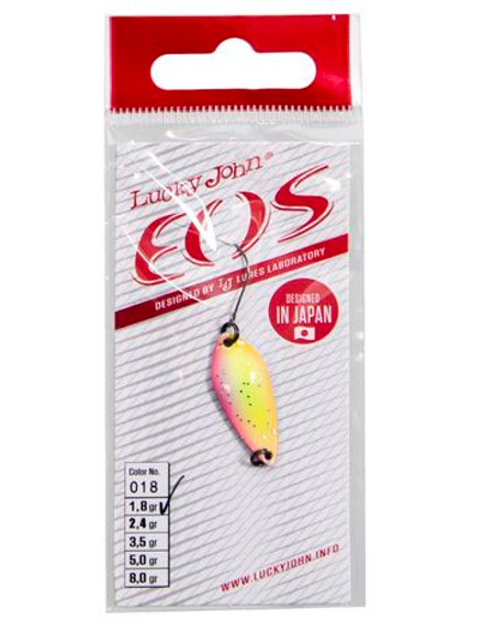 Блесна колеблющаяся Lucky John EOS длин.25мм/01.8г 018