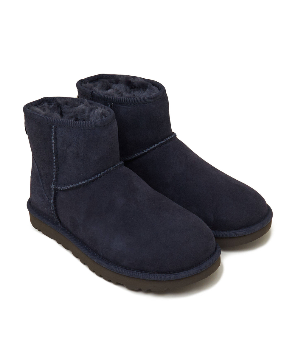Кожаные угги w classic mini ii UGG - темно-синий(1016222)