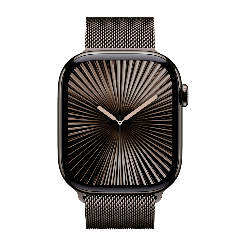 Умные часы Apple Watch Series 10 GPS + Cellular, 46mm, Slate Titanium Case with Milanese Loop, Slate (Сланцевый) MWYW3
