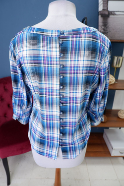 Блуза Jolex в клетку 46 размер