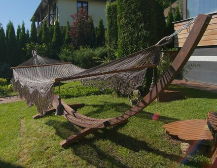 Каркас для двухместных гамаков Besta Fiesta РИО ГРАНД, натуральное дерево