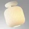 5042/1C PENDANT ODL24 445 белый/белый/металл/стекло/эко.кожа Подвес E27 1*60W JUGI