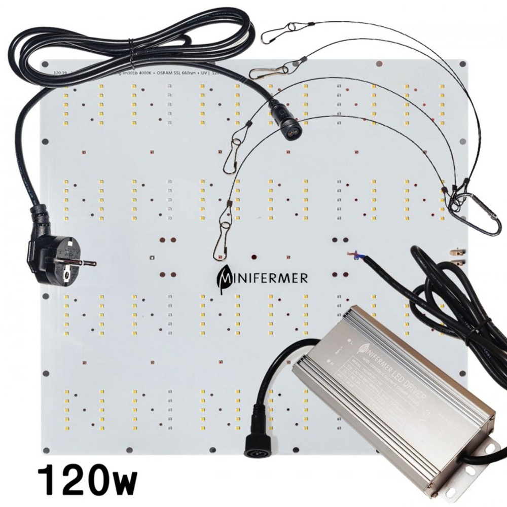 Светодиодный светильник Minifermer Quantum board 120 Ватт 301b 39*39 драйвер минифермер