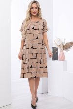 Платье "Бренди" (кофе с молоком) П7014 LT Collection (Акция)