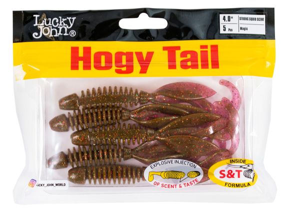 Твистеры съедоб. искусст.  LJ Pro Series Hogy Tail 4,0in (10.00)/S14 5шт.