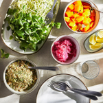 Набор тарелок IKEA GLADELIG (ГЛАДЕЛИГ), Серый, 11 см, 4 шт