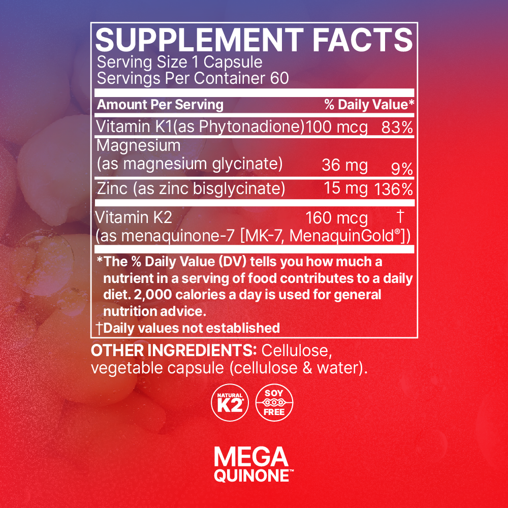 MicrobiomeLabs - MegaQuinone K2-7 60 capsules