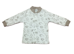 Кофточка длинный рукав на кнопках их интерлока (100% хлопок) на рост 74 см