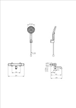 Смеситель для ванны с душем и термостатом WONZON & WOGHAND STAY 2, Брашированное золото (WW-B2016-A1-BG)