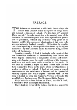 Ireland and the Ulster legend or The Truth about Ulster. statistical tables compiled from parliamentary blue books and white papers, etc | W A. McKnight