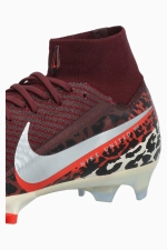 Бутсы Nike Zoom Mercurial Superfly 10 Elite FG - бордовый