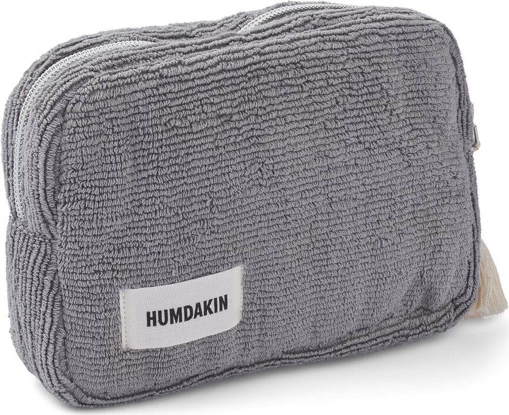 Косметичка Humdakin Terry, серая, хлопок