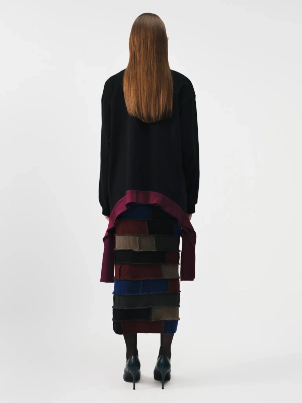 Лонгслив с лентами