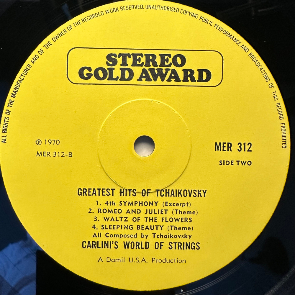 Чайковский - The Greatest Hits Of Tchaikovsky (Англия)