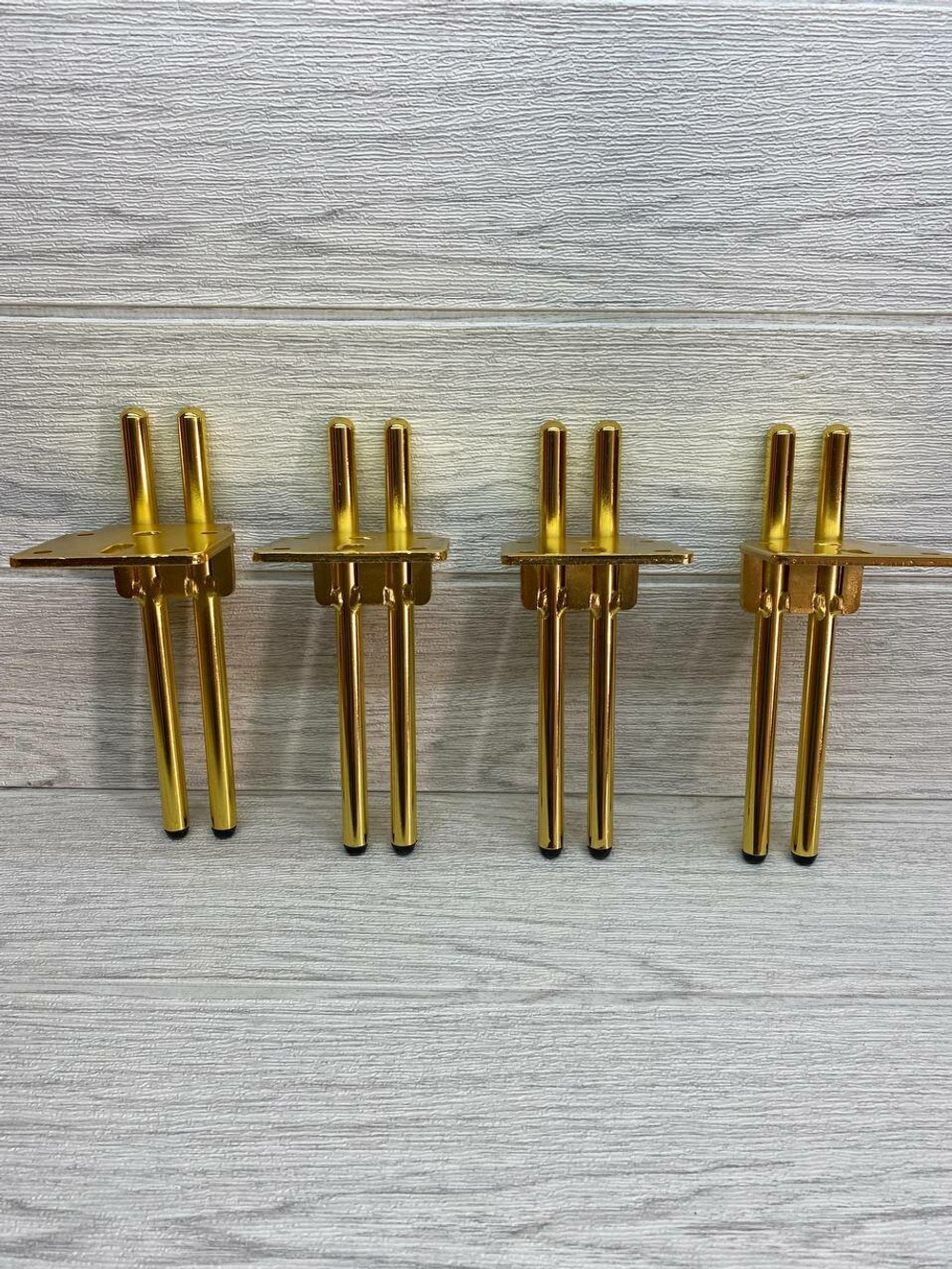 Ножки для мебели золото 15 см  4 штуки