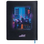 Дневник 1-4 класс 48 л., кожзам (твердая с поролоном), печать, аппликация, ЮНЛАНДИЯ, "Гонки", 107223