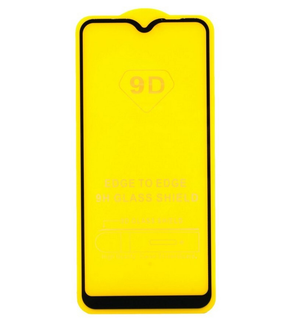 Защитное стекло Samsung A20е (черный) 9D тех.упаковка