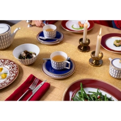 Wedgwood Набор из 2 чайных чашек Renaissance Gold 250 мл с блюдцами