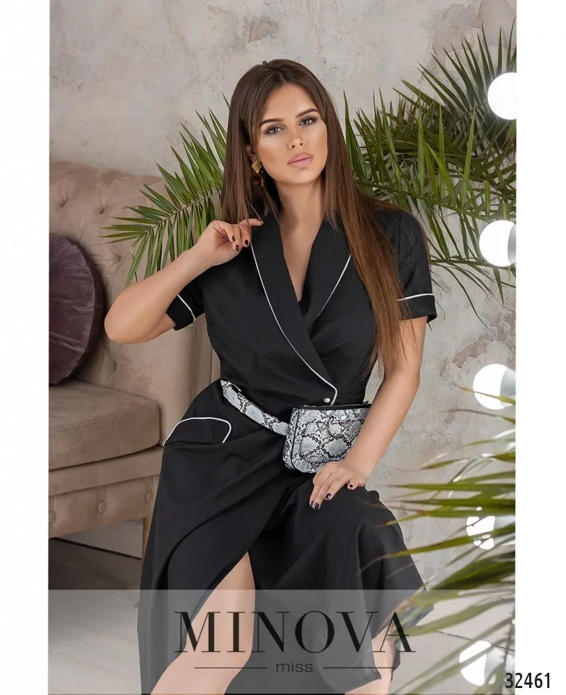 Платье 567н-черный Minova