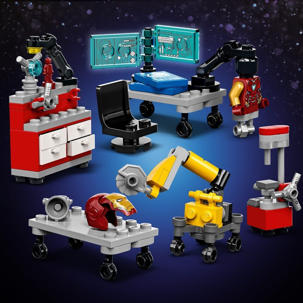 Конструктор LEGO Super Heroes - Оружейная Железного человека 76216