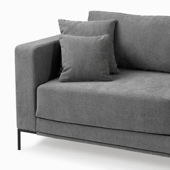 Диван раскладной Colston 230 см, темно-серый