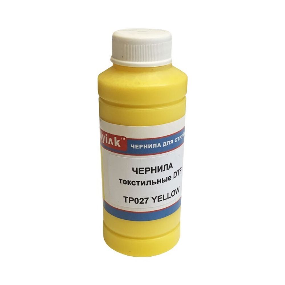 Чернила MyInk TP027Y текстильные DTF для EPSON (100мл) yellow