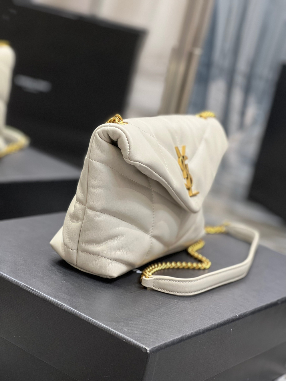 Saint Laurent Loulou Puffer Bag 23 cm